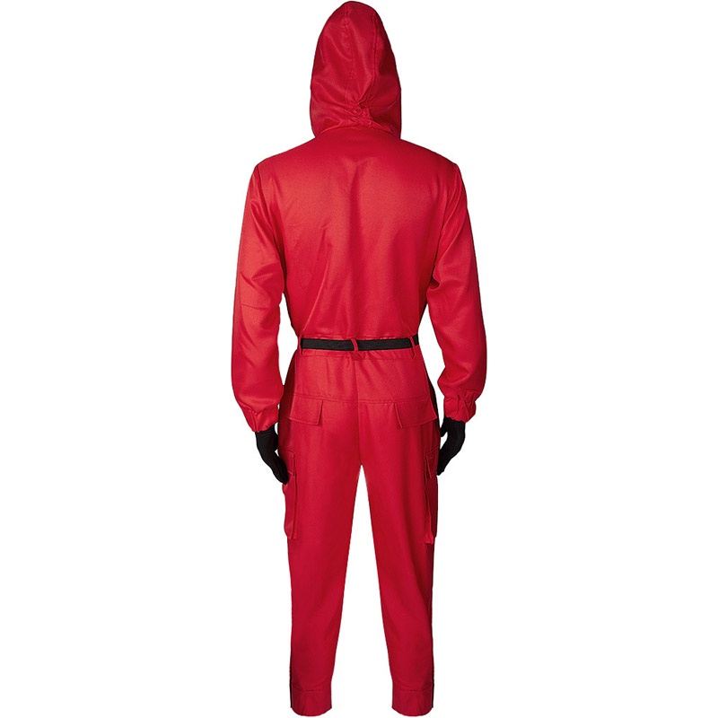 Bộ trang phục hóa trang nhân vật trong phim Squid Game có dây đai thắt lưng dành cho nam nữ dịp lễ Halloween | BigBuy360 - bigbuy360.vn