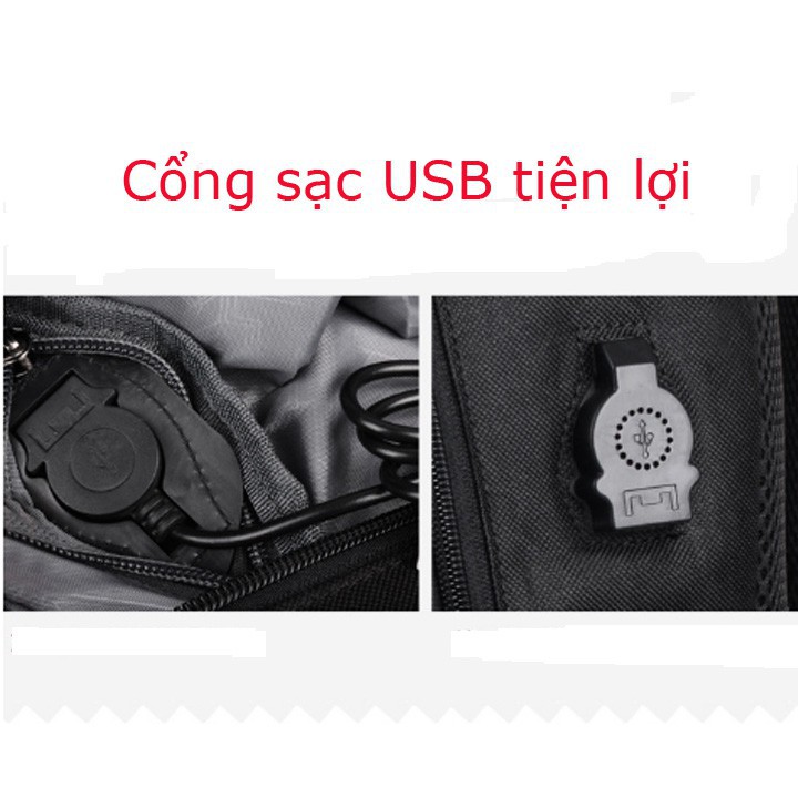 ✠Balo nam nữ đi học thời trang phát sáng đẳng cấp Xutustore cá tính - TẶNG cáp sạc USB - Cặp đi học HOT nhất 2021