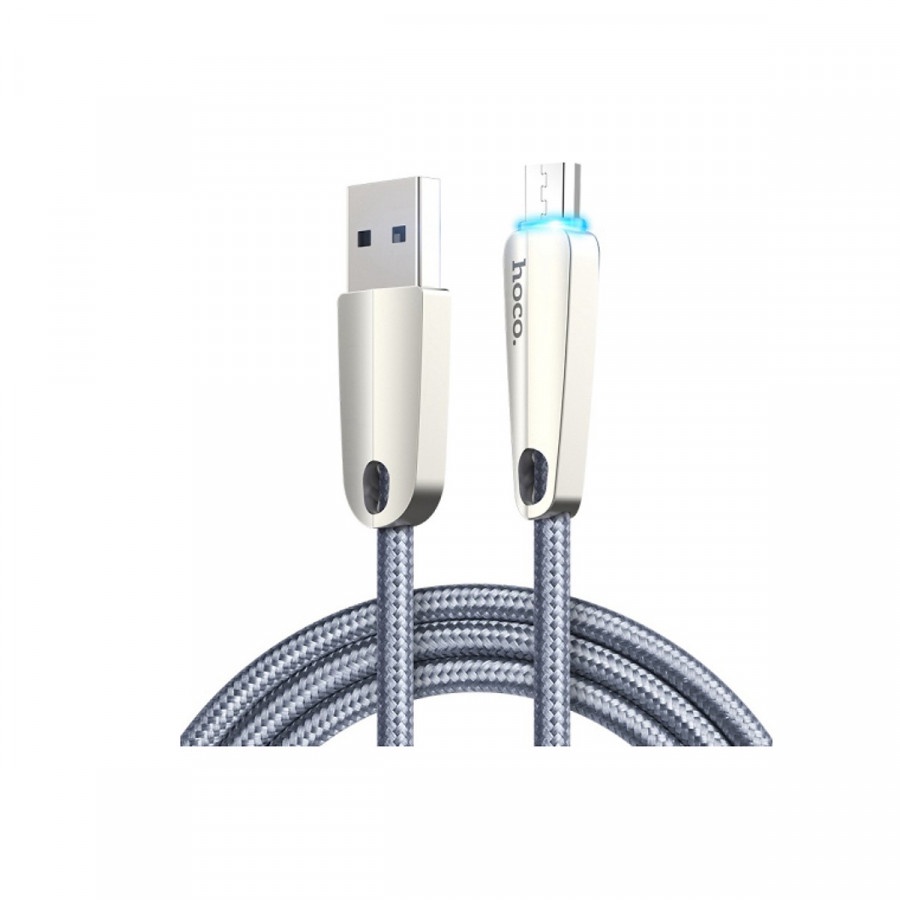 Dây sạc IPHoco U35 có đèn tự ngắt khi đầy pin sạc nhanh IP2.4A hỗ trợ các dòng IP