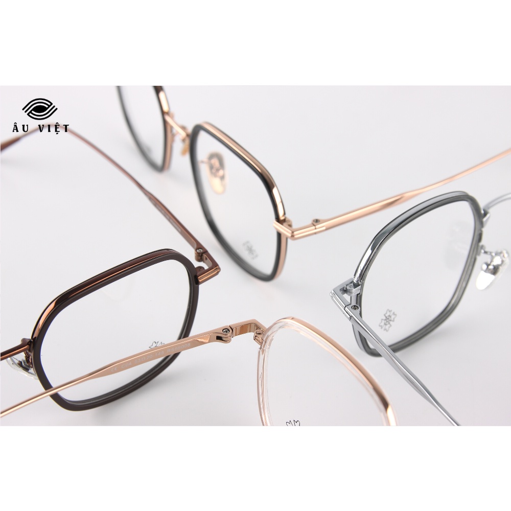 Gọng kính kim loại titanium Ch RS-88008 dáng vuông Full box