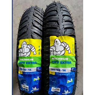 Lốp/Vỏ xe máy Michelin City Extra cho AB Vision, click, vario, xe tay ga size 80/90-14 và 90/90-14