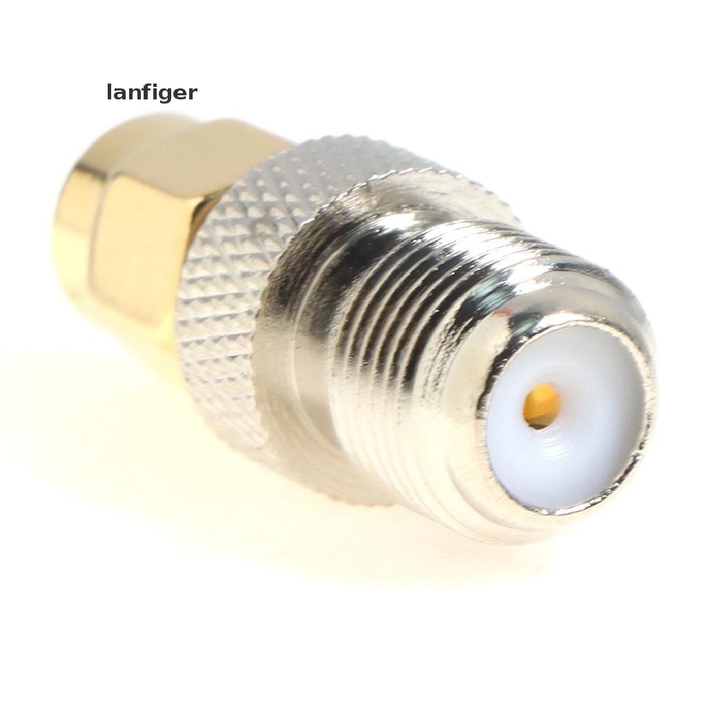 Đầu Nối Chuyển Đổi Giắc Cắm Lanf F Female Sang SMA Male Plug Thẳng RF Coaxial