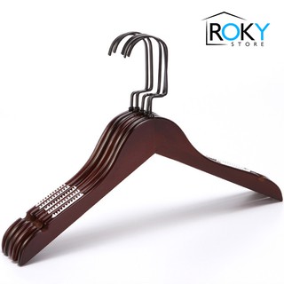 MÓC GỖ NÂU TREO QUẦN ÁO CAO CẤP - ROKY STORE - NỘI THẤT TRANG TRÍ PHÒNG NGỦ