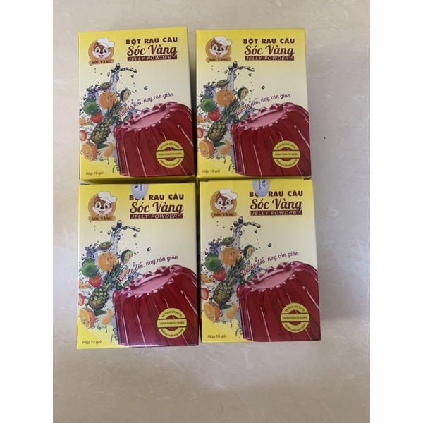 THẠCH RAU CÂU SÓC VÀNG  - Nguyên liệu làm thạch rau câu