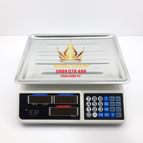 CÂN ĐIỆN TỬ TÍNH TIỀN 40KG, HÀNG CAO CẤP, ĐỘ BỀN CAO | BigBuy360 - bigbuy360.vn