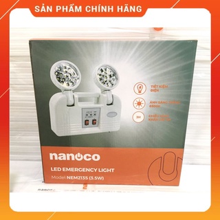 [CHÍNH HÃNG] Đèn sạc LED khẩn cấp 3.5W Nanoco - NEM2135