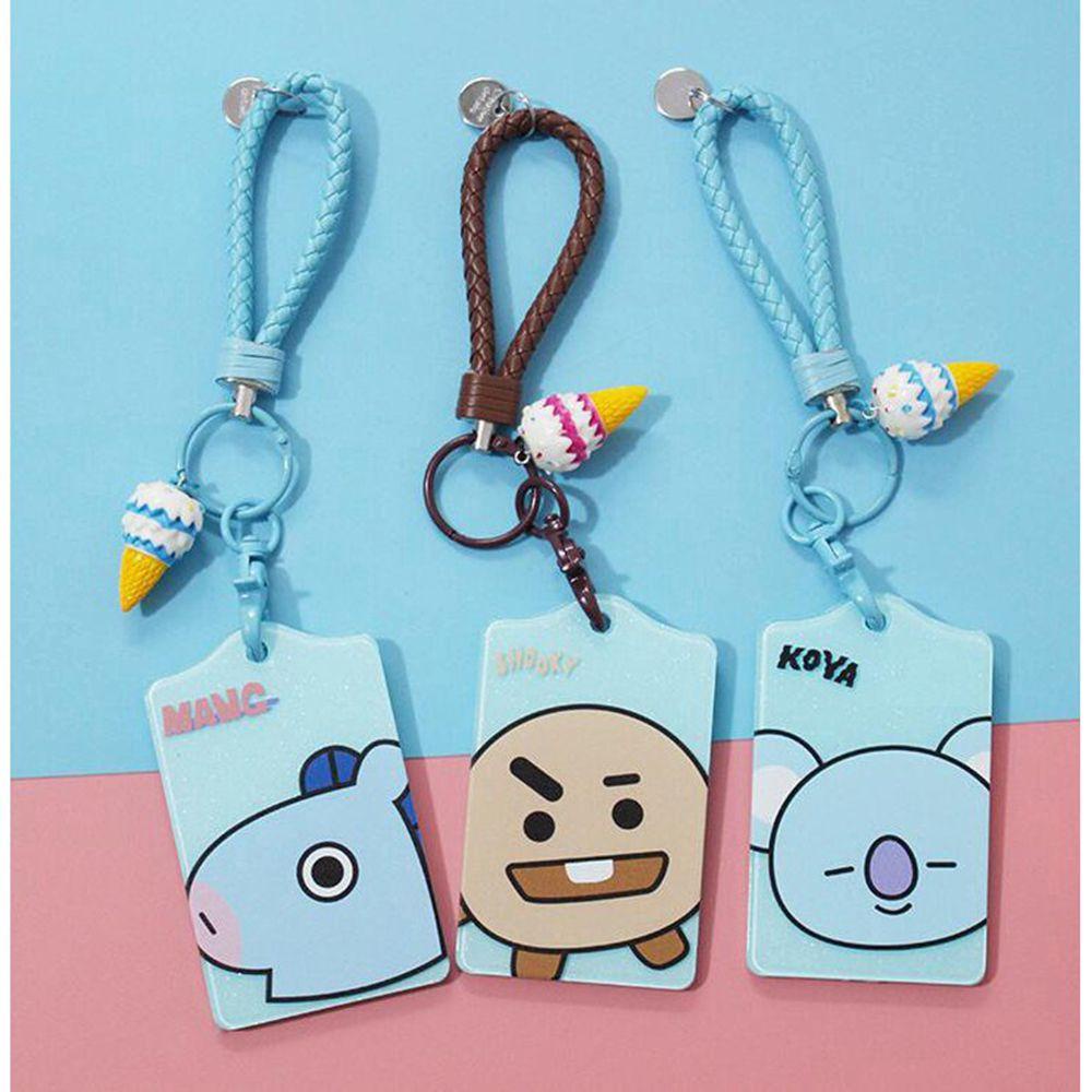 MIHAN1 Dây Đeo Thẻ Hoạ Tiết Hoạt Hình BTS Dễ Thương Xinh Xắn