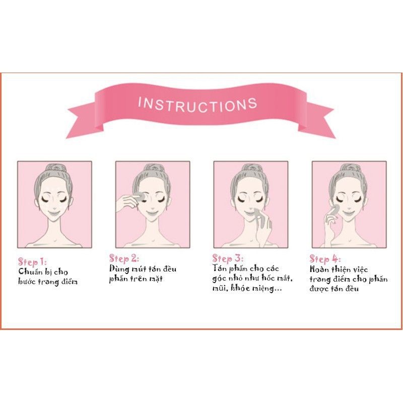Set 6 mút tán kem nền mềm mịn đàn hồi đa năng cao cấp - Mút trang điểm cao cấp