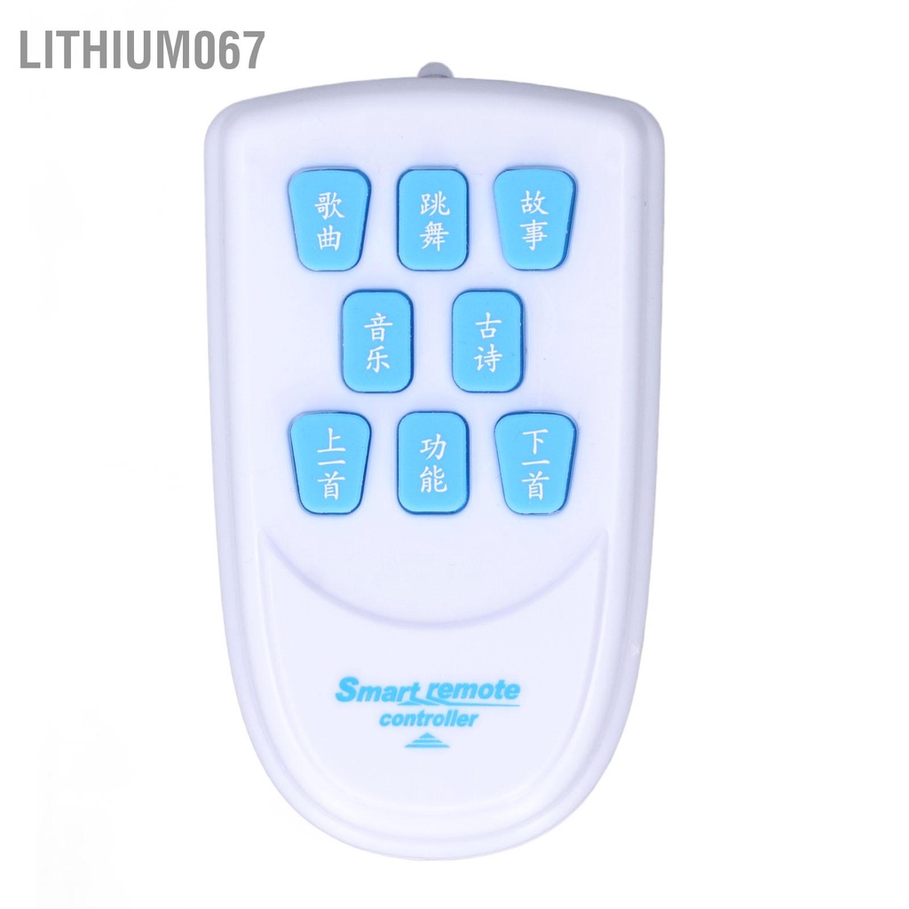 Lithium067 Chú chó rô bốt thông minh Điều khiển từ xa Nhạc nhẹ mát mẻ Đồ chơi điện tử cho thú cưng Món quà hoàn hảo trẻ em