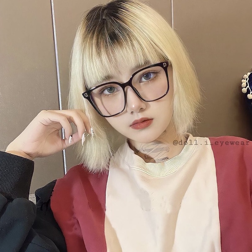 Gọng Kính Cận Nhựa Dẻo Form Vuông To
