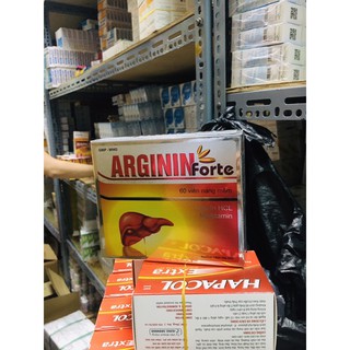 (Date 2024) Arginin Forte - Hỗ trợ bổ gan, giải độc gan Hộp 60v