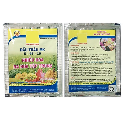 GÓI 10 GRAM - PHÂN BÓN LÁ ĐẦU TRÂU KÍCH THÍCH RA HOA MK 5-45-10 - KÍCH THÍCH SỰ RA HOA CỦA CÂY TRỒNG- TĂNG CƯỜNG NĂNG