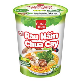 MÌ CUNG ĐÌNH CHAY RAU NẤM (THÙNG 24 LY)