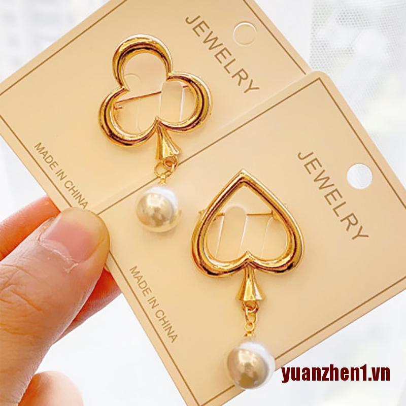 Ghim Cài Áo Đính Ngọc Trai Nhân Tạo Thời Trang