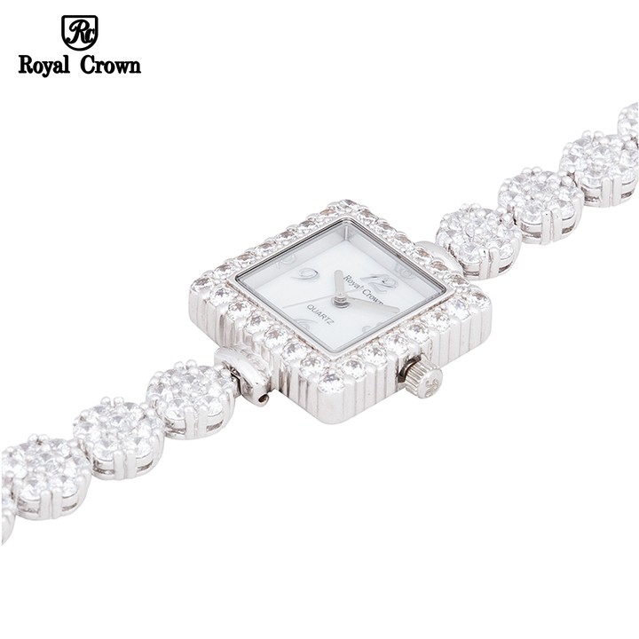 Đồng Hồ Nữ Chính Hãng Royal Crown 3808 Dây Đá