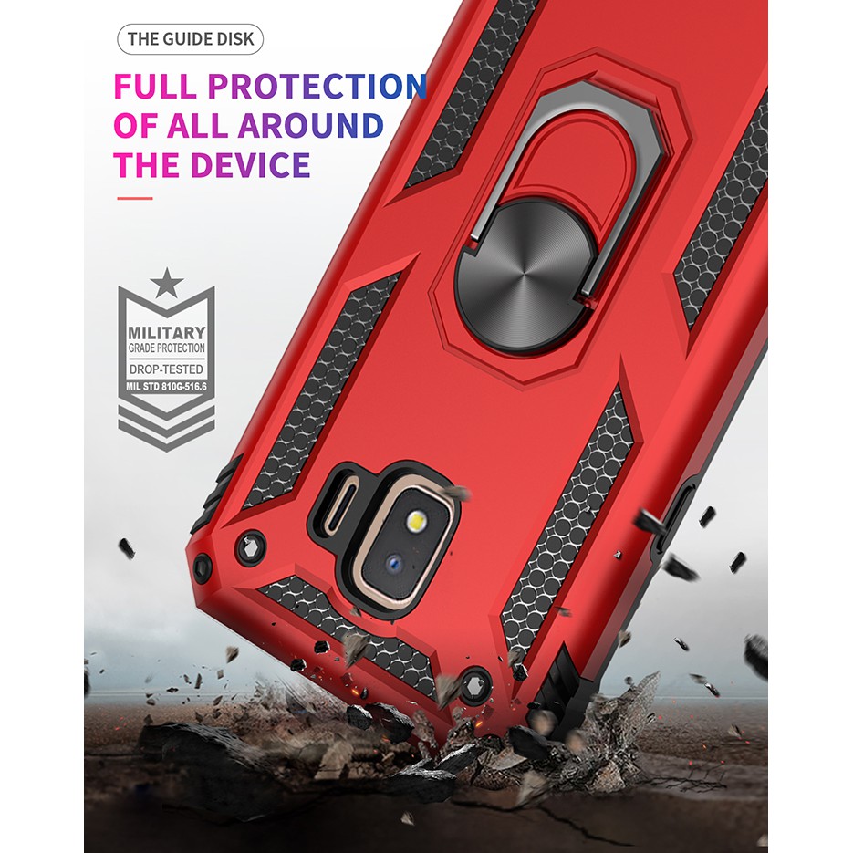Vỏ điện thoại di động Chống ngã Samsung Galaxy J2 Pro Core J3 J7 Prime 2018 A10e Anti-fall Hard Phone Case Back Cover