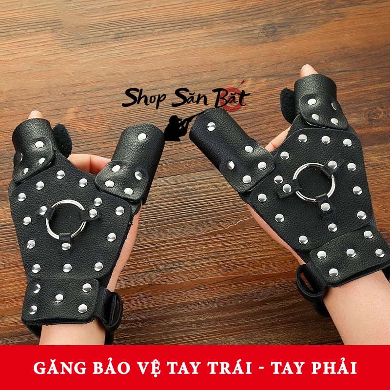 [sale cực sốc] Combo bao tay và dây đeo máy bắn Cá ná cao su