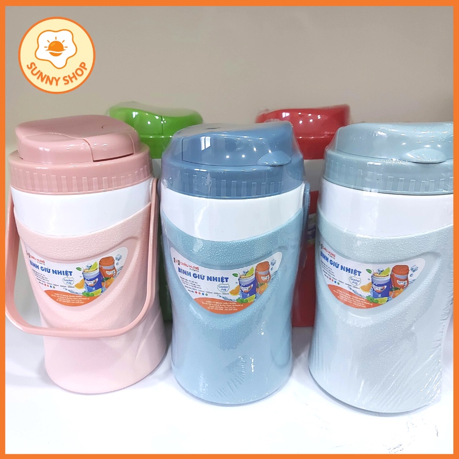 Bình giữ nhiệt nóng lạnh CH dung tích 1000ml, chất liệu nhựa an toàn cao cấp