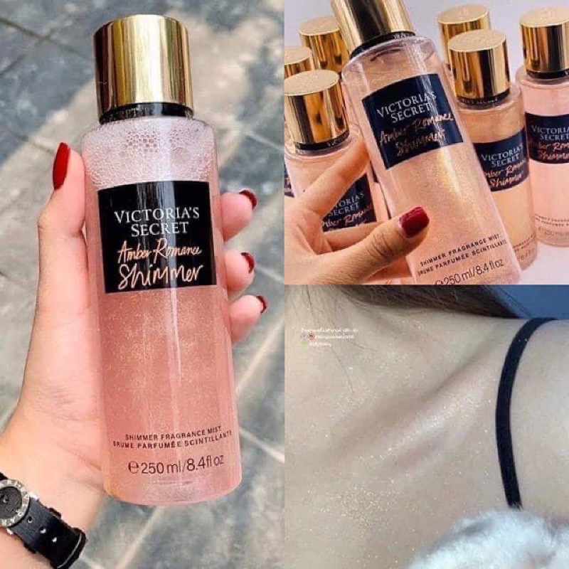 _𝑫𝒖𝒍𝒄𝒊𝒆 🌺 𝑷𝒂𝒓𝒇𝒖𝒎𝒆𝒔_Xịt Thơm Body Mist Victoria’s Secret - Amber Romance 30ml 50ml 100ml
