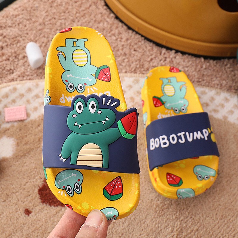 Dép bé trai bé gái sơ sinh trẻ em BABY112.VN chất liệu cao su dẻo êm nhiều họa tiết cá sấu dể thương