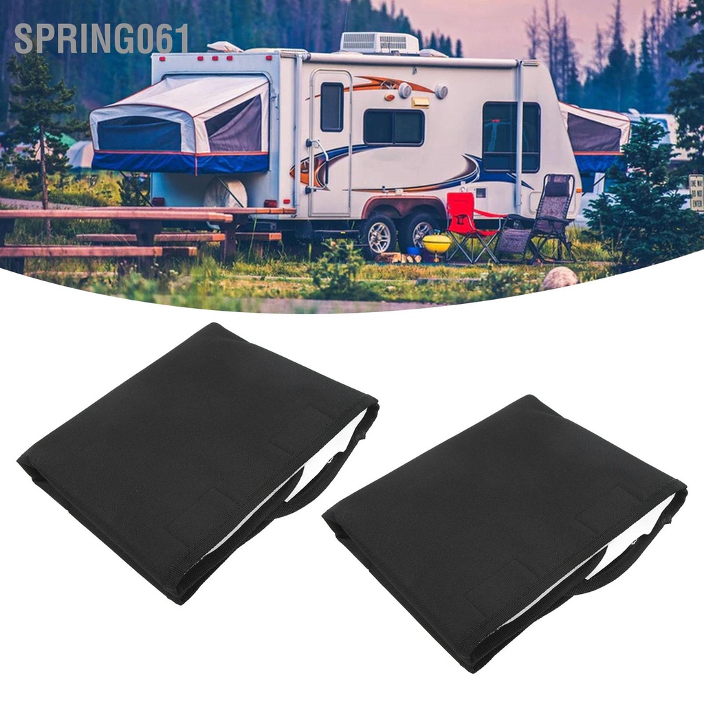 [Hàng Sẵn] 2PCS RV Window Shade Che nắng Bảo vệ tia cực tím Oxford Vải nhôm Film 16x 24.4in cửa sổ cho Doors【Spring061】