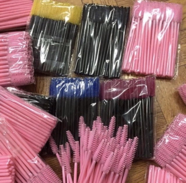 Chổi chai mi (bịch 50 cây, bịch 10 cây). dụng cụ nối mi mr Tuấn. | BigBuy360 - bigbuy360.vn