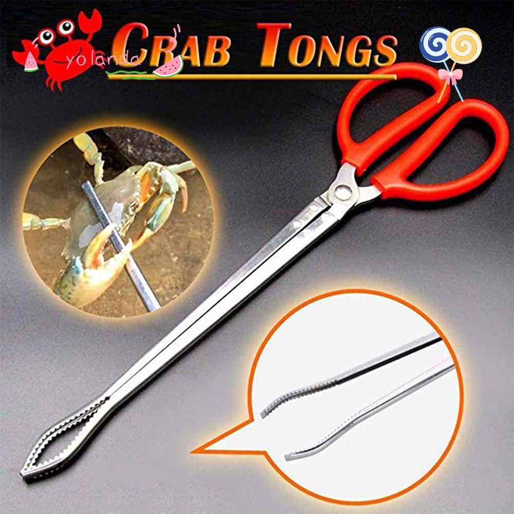 Dụng Cụ Kẹp Bắt Cua Cá Đa Năng Bằng Thép Không Gỉ