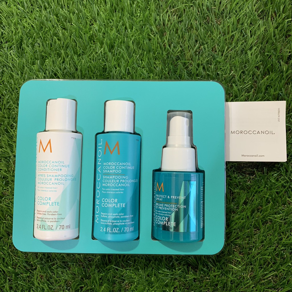 Chính hãng  Combo Trọn Bộ Bảo Vệ Màu Nhuộm Moroccanoil Color Complete (Mới) 70mlx2+50ml ( New 2021 )