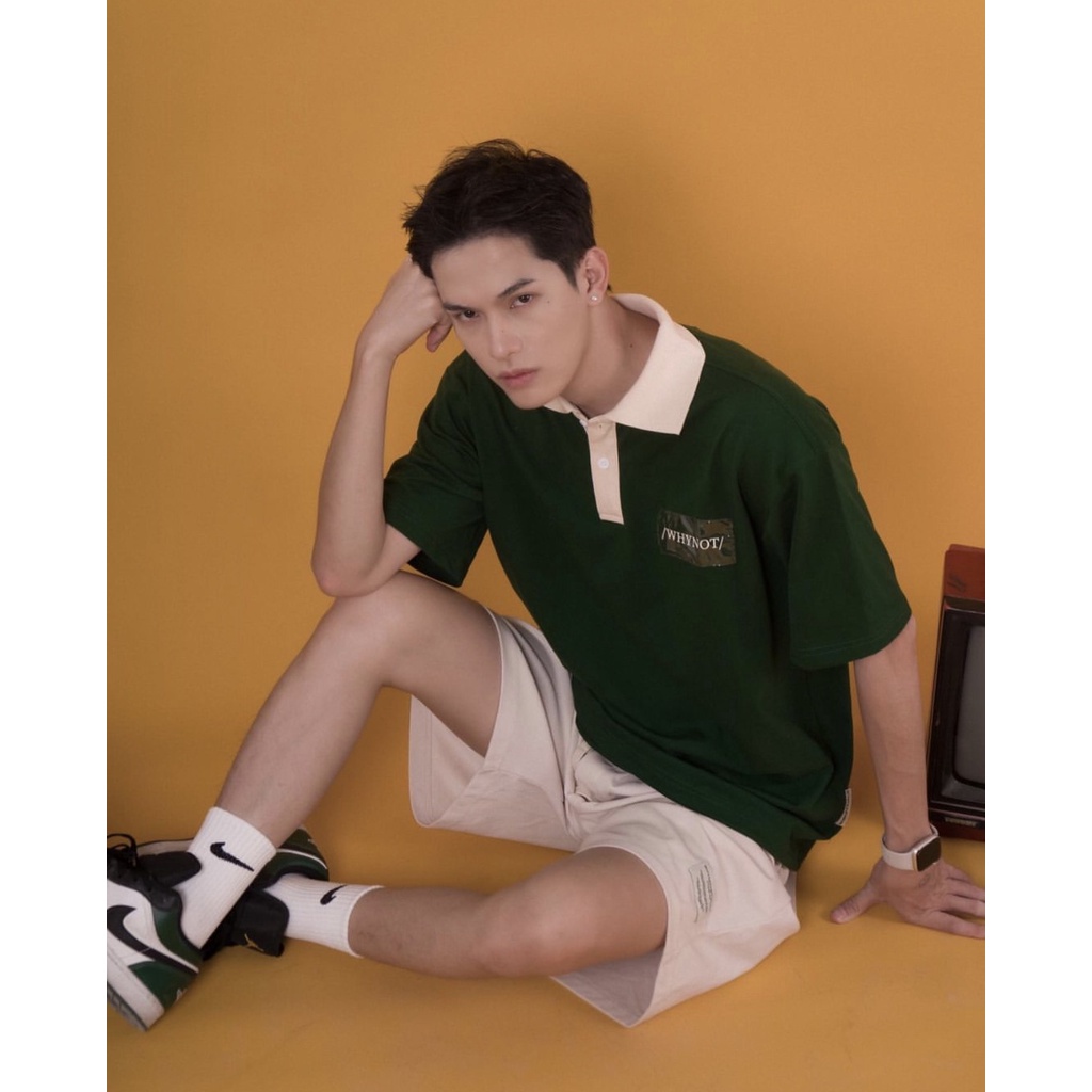 Áo thun polo Plastic WNS tay lỡ, form rộng Local Brand Unisex nam nữ - UniFive