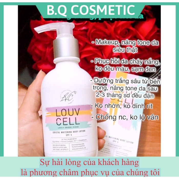 Kem Dưỡng Thể Trắng Da Body LOUV CELL – Hàn quốc 250 ML