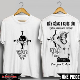 [SIÊU PHẨM] BST Áo Thun Portgas D. Ace One Piece Cực Chất | Áo Đảo Hải Tặc Ace Hỏa Quyền