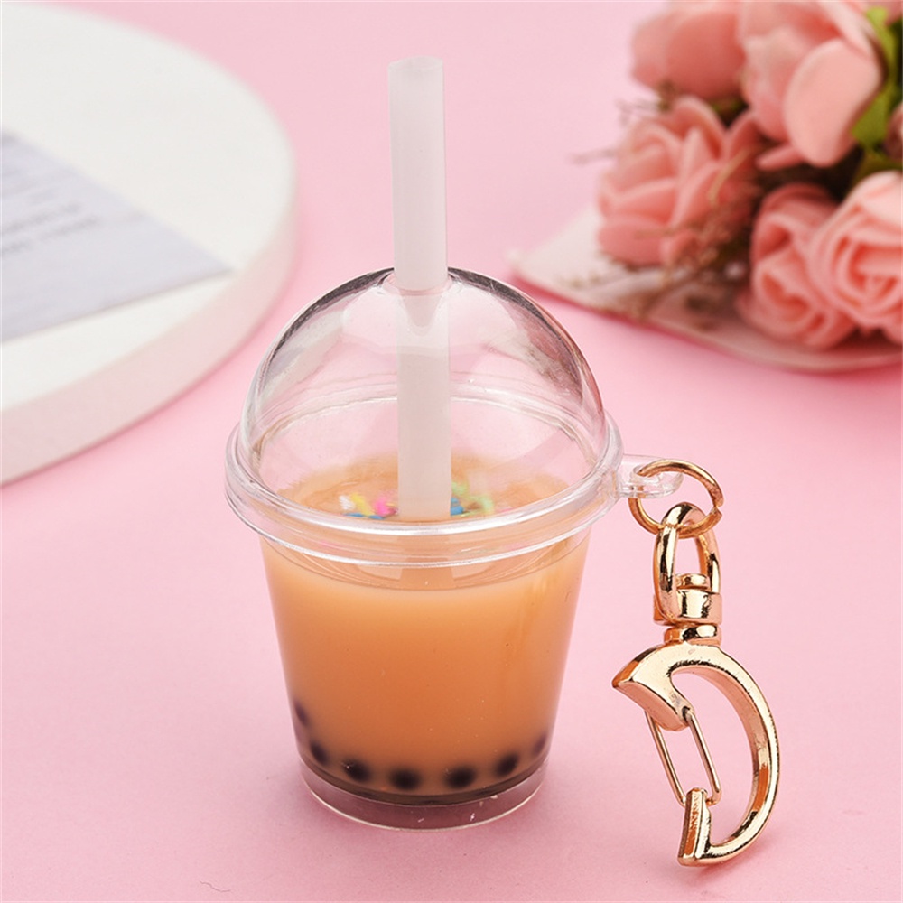 Móc Khóa Hình Ly Trà Sữa Mini Độc Đáo Thời Trang