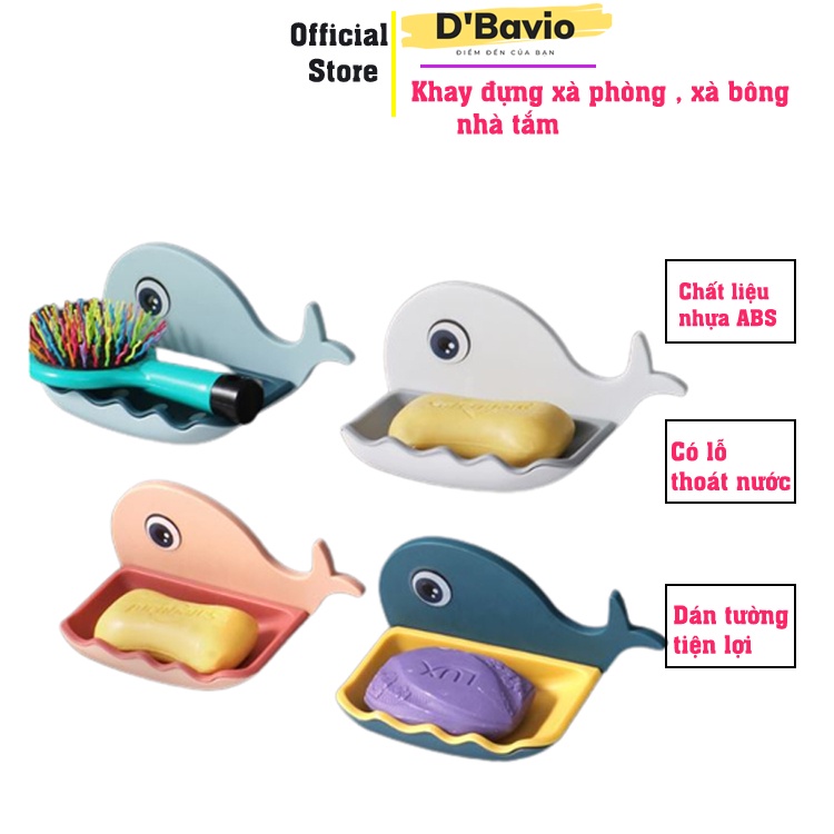 Khay đựng xà bông , hộp đựng xà bông,xà phòng nhà tắm mẫu cute - DBAVIO