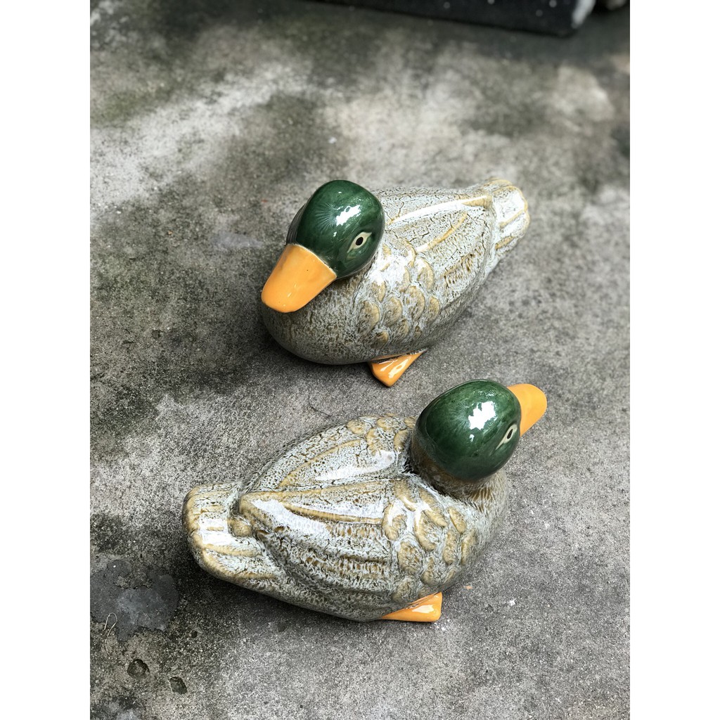 Vịt gốm sứ trang trí trong hay ngoài sân vườn
