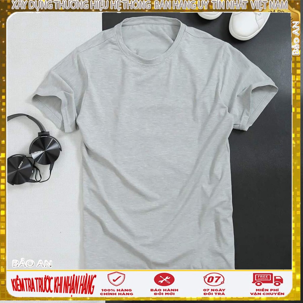 Áo Thun Nam Cổ Tròn Trơn Ikemen Kiểu Dáng Ôm Body Ngắn Tay Chất Cotton Siêu Mát [Cung cấp Sỉ Toàn Quốc]