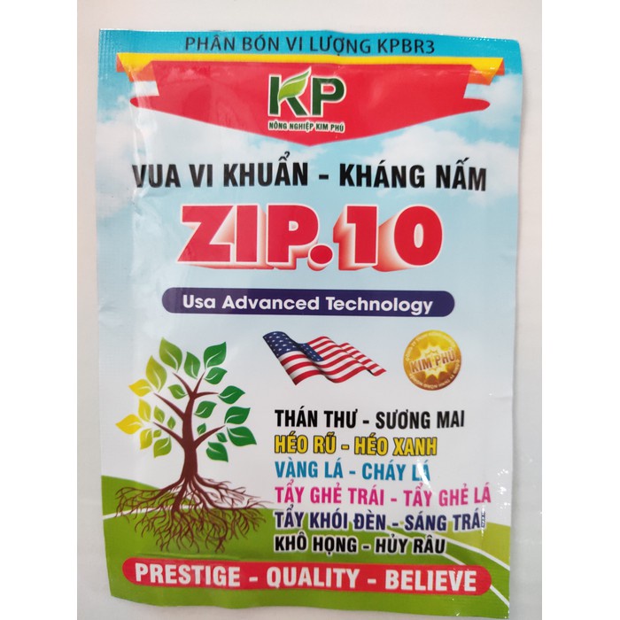 Phân bón vi lượng kháng khuẩn kháng nấm Zip 10