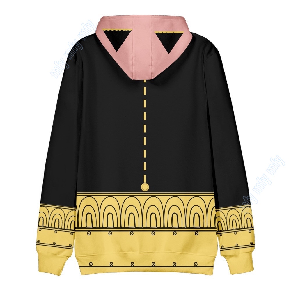 Áo Khoác Hoodie Tay Dài Hóa Trang Hoạt Hình Spy x Family Anya Forger Cho Trẻ Em