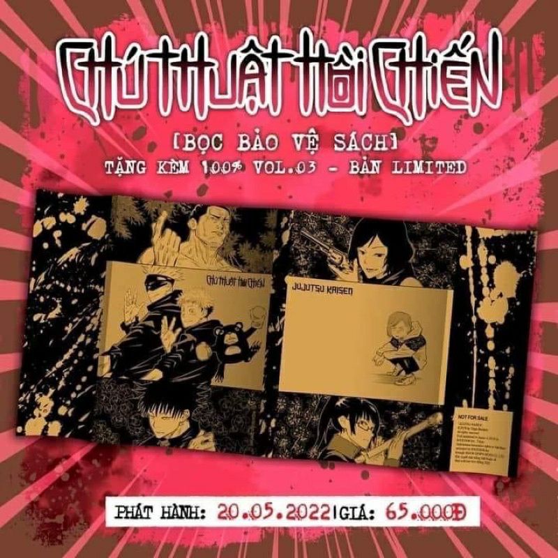 Chú thuật hồi chiến vol 3 limited (đọc kĩ mô tả)