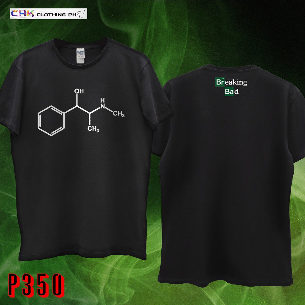 Mẫu áo thun in hình Breaking Bad / Formula độc chất cực ngầu