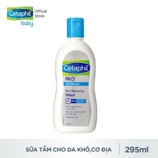 Cetaphil Sữa tắm dành cho da cơ địa, khô Cetaphil Pro Ad Derma Wash 295ml