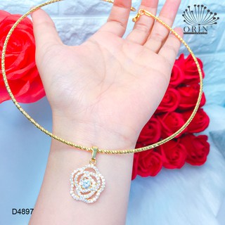 Kiềng cổ nữ, kiềng nữ thiết kế bền màu cao cấp Orin D4897