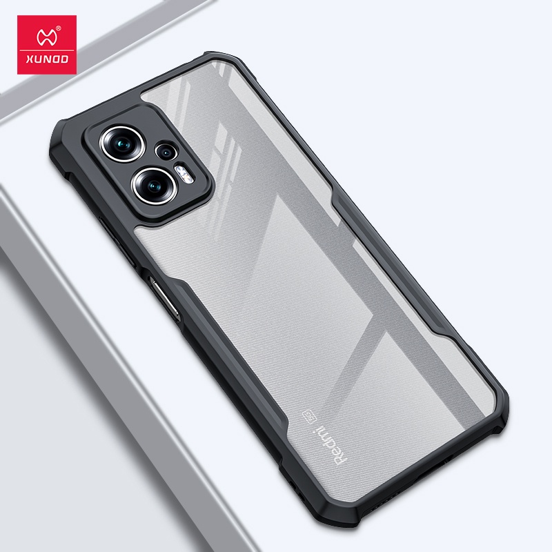 Ốp điện thoại XUNDD túi khí chống sốc/vân tay thích hợp cho Xiaomi Redmi Note 11TPro+Note 11T/Note 11TPro/Note 11T Pro+