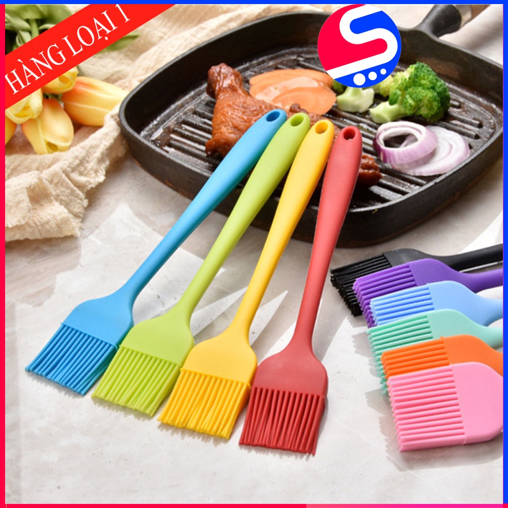 Chổi Silicon Quét Dầu Ăn,Quét Gia Vị Đồ Nướng,Đồ Chiên,Quét Mặt Bánh Tiện Dụng,Đủ Các Size(Giao màu Ngẫu Nhiên)