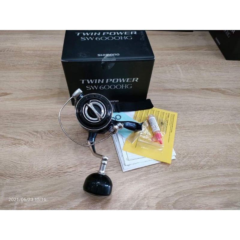 Máy Câu Cá Shimano 2021 Twin Power SW 6000HG - Máy Đứng