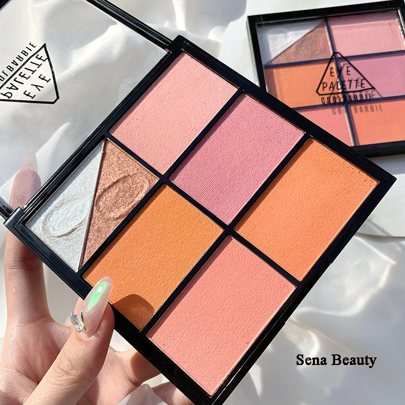 (C1) Bảng Phấn Má 5 Màu + 2 Màu Bắt Sáng Tạo Khối Đa Năng Cool Barbie | BigBuy360 - bigbuy360.vn