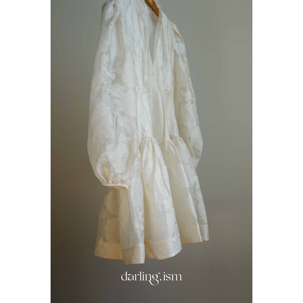 đầm xoè tay dài phồng hoạ tiết hoa la hojila dress - darling.ism | BigBuy360 - bigbuy360.vn