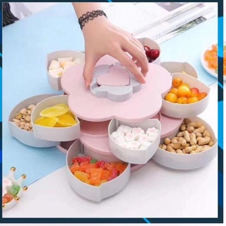 Hộp Đựng Mứt Tết 2 Tầng, Khay Đựng Bánh Kẹo Ngày Tết 2021 - SONG ANH