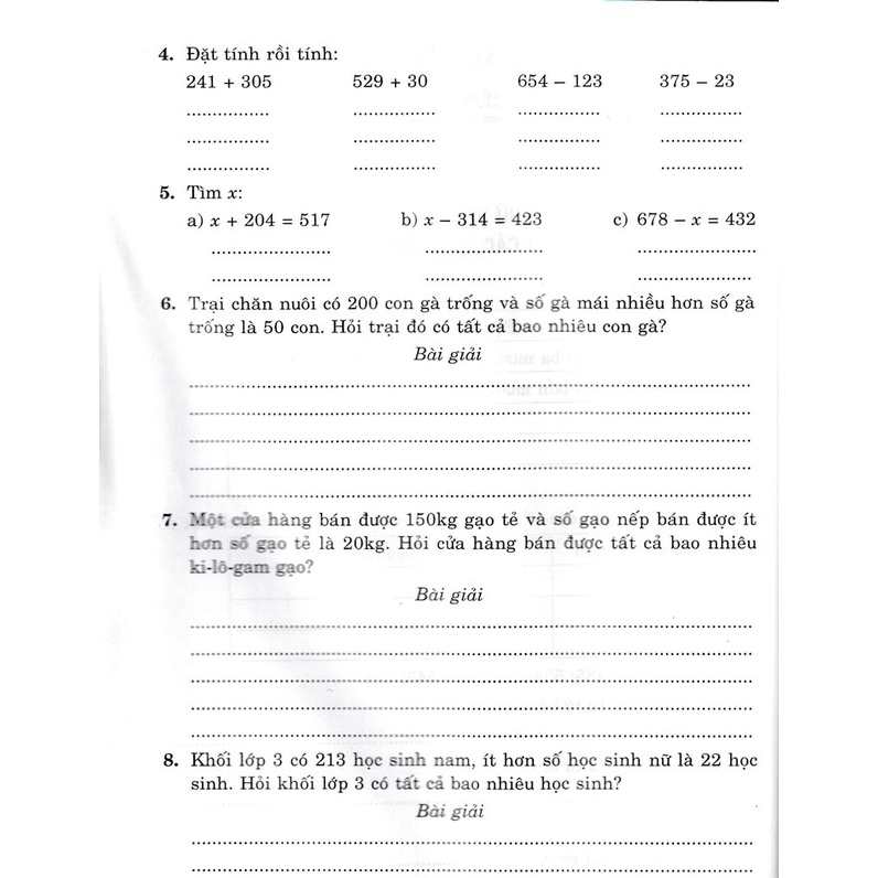 Sách - Bài Tập Chọn Lọc Toán Hai Buổi Trong Ngày Lớp 3 - Tập 1 (Dùng Chung Cho Các SGK Mới Hiện Hành)