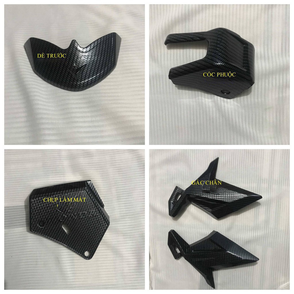 Ốp Xe AirBlade / AB 2016, 2017, 2018, 2019 trang trí carbon.