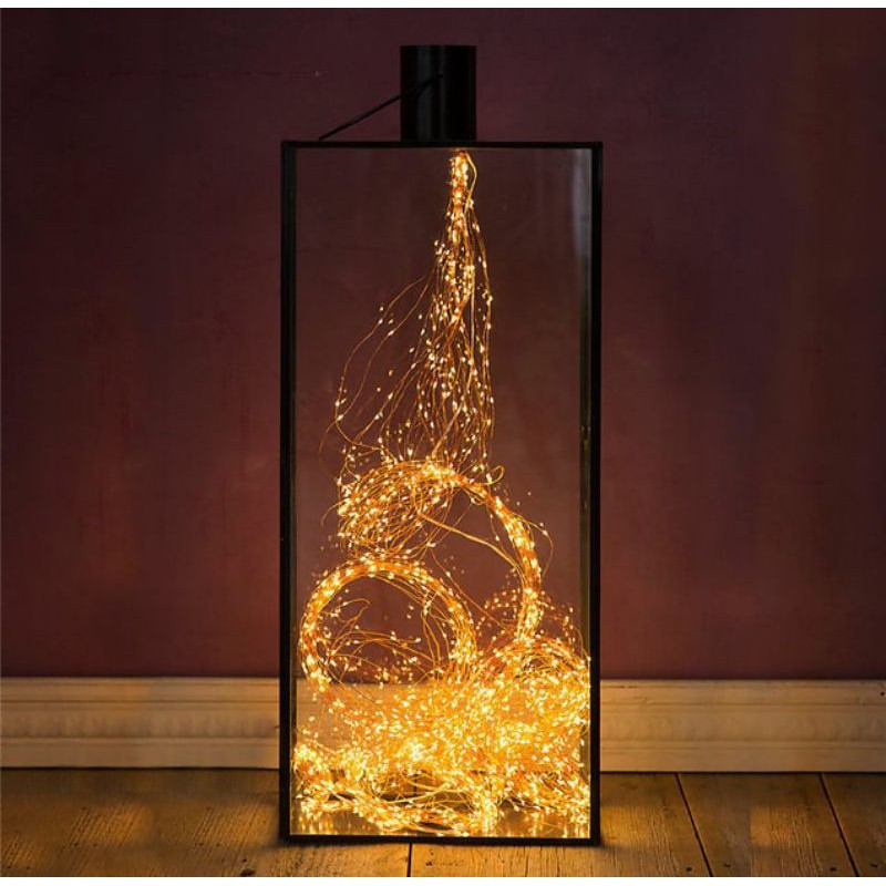 •••HCM••• Dây Đèn LED Đom Đóm Trang Trí Kiểu Dây Leo 10 Nhành 200 LED